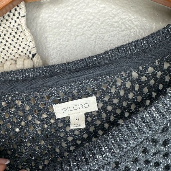 Anthropologie Pilcro Open-Stitch Crew-Neck Sweater (XS) - Picture 7 of 8